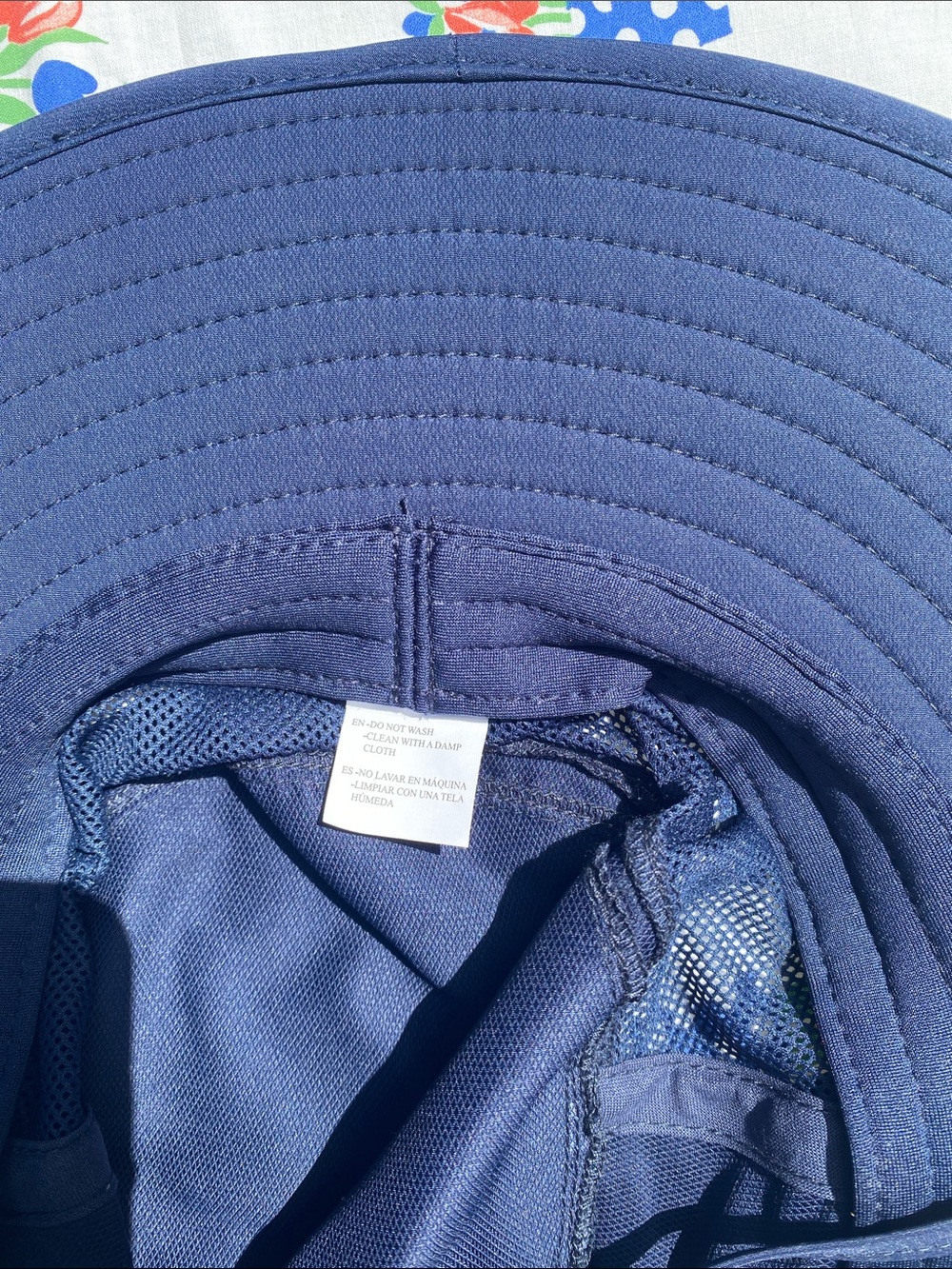 NWT PGA Mens Wide-Brim Sun Hat in Navy L/XL - Picture 8 of 8